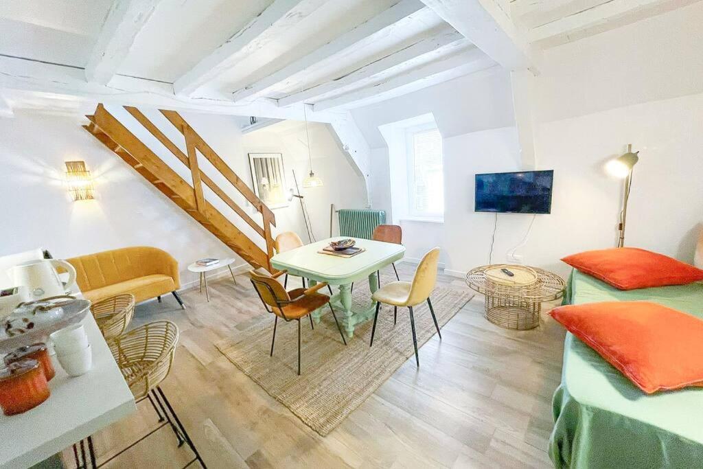 Appartement Moonrise - Plage 50M - Rue Gratuite Saint-Malo Esterno foto