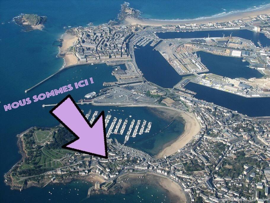 Appartement Moonrise - Plage 50M - Rue Gratuite Saint-Malo Esterno foto