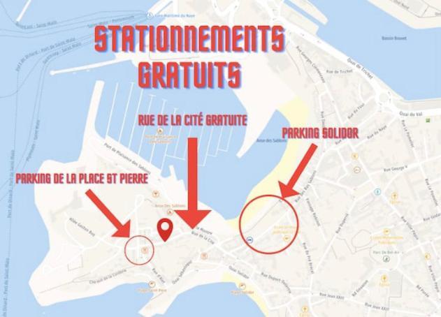 Appartement Moonrise - Plage 50M - Rue Gratuite Saint-Malo Esterno foto